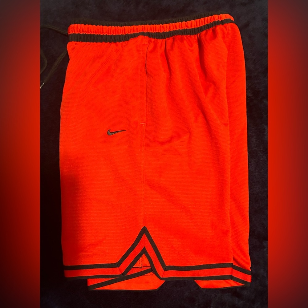 Nike Dri-fit red w/ black trim shorts- size s